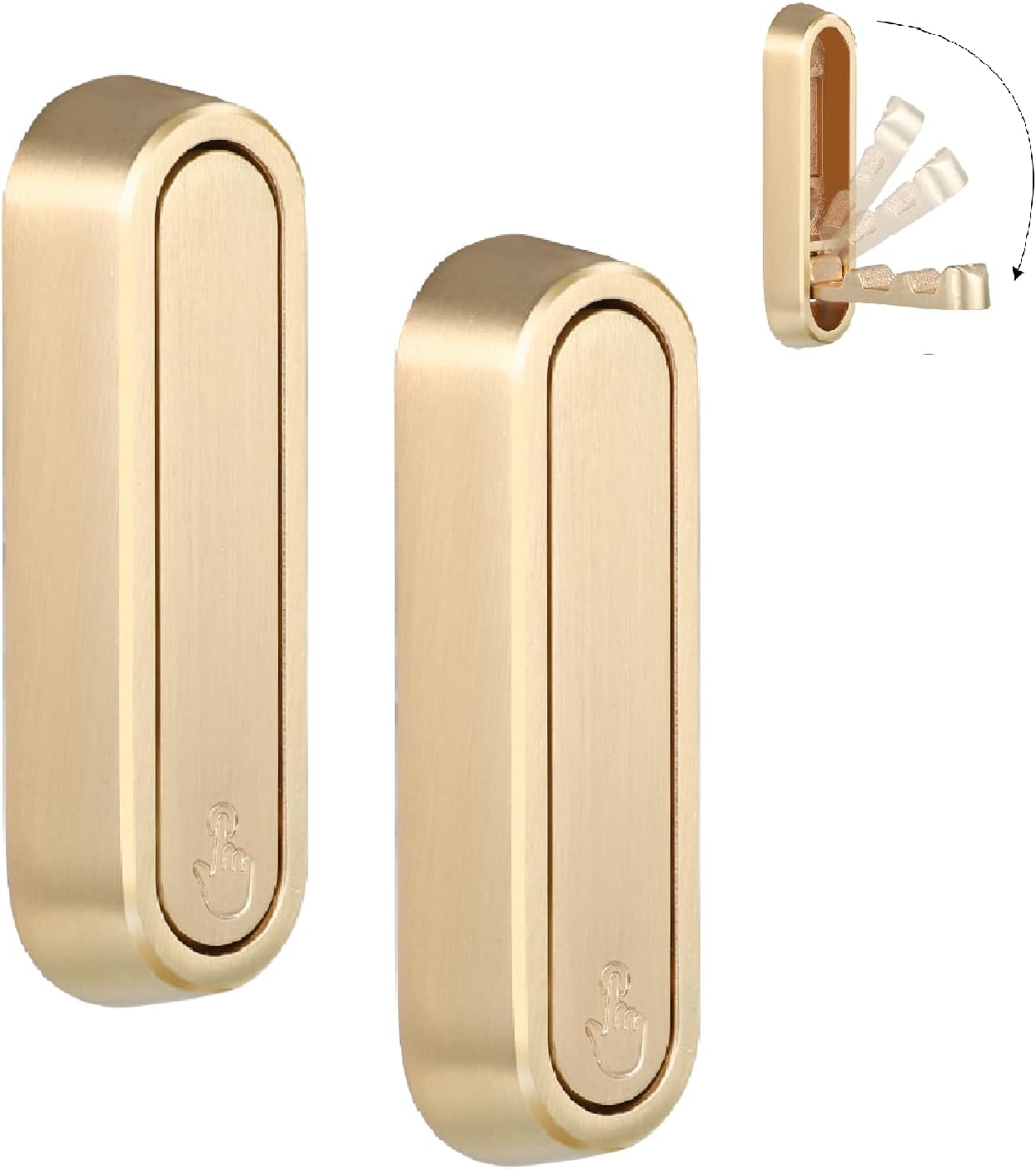 Dntorx Folding Coat Hooks. 2 Pcs Foldable Gold Wall Hooks Heavy Duty Foldable Hook Bathroom Towel Hooks Robe Hooks Wall Mounted for Hanging Coat Towels Clothes Hat Bags Keys